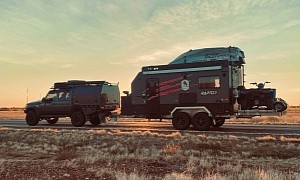 The Raptor Off-Road Trailer Camper Blends Luxury With Impressive Toy-Hauling Capabilities