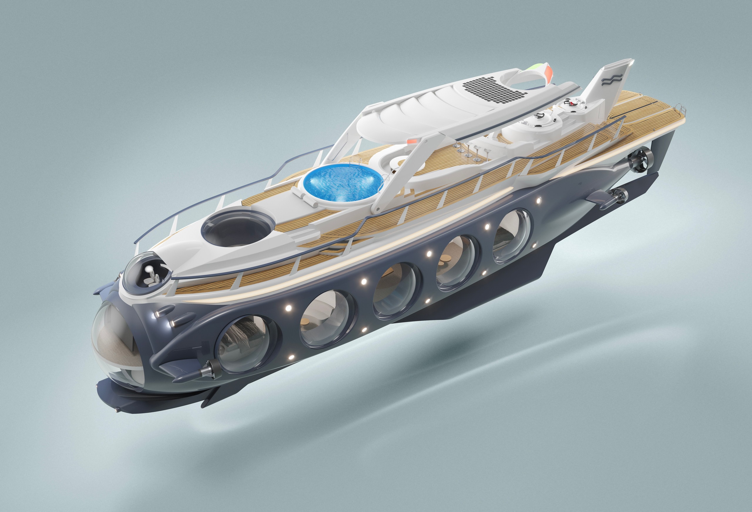 The Real Nautilus Can Turn From a Yacht Into a Submarine, Better
