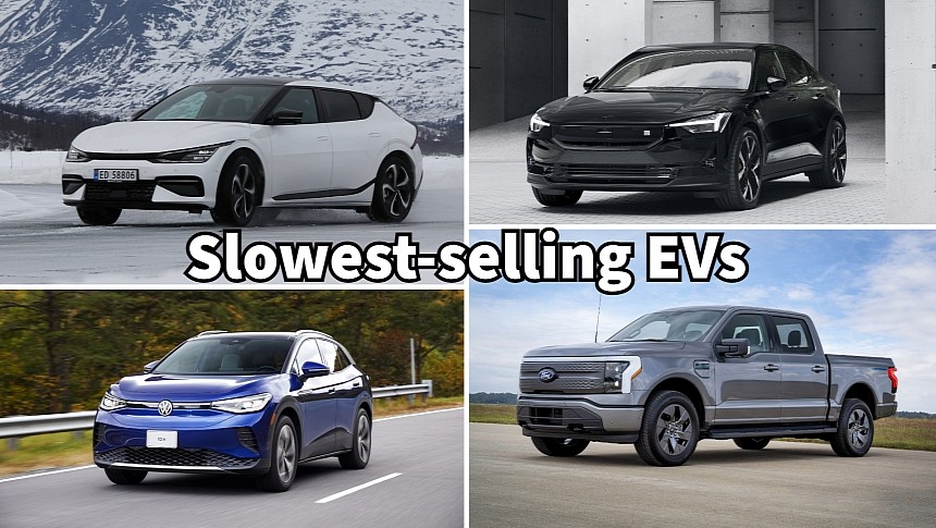 Slowest selling used EVs