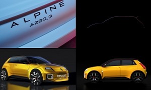 Renault 5-Based Alpine A290 Beta Previews A290 Electric Hot Hatchback