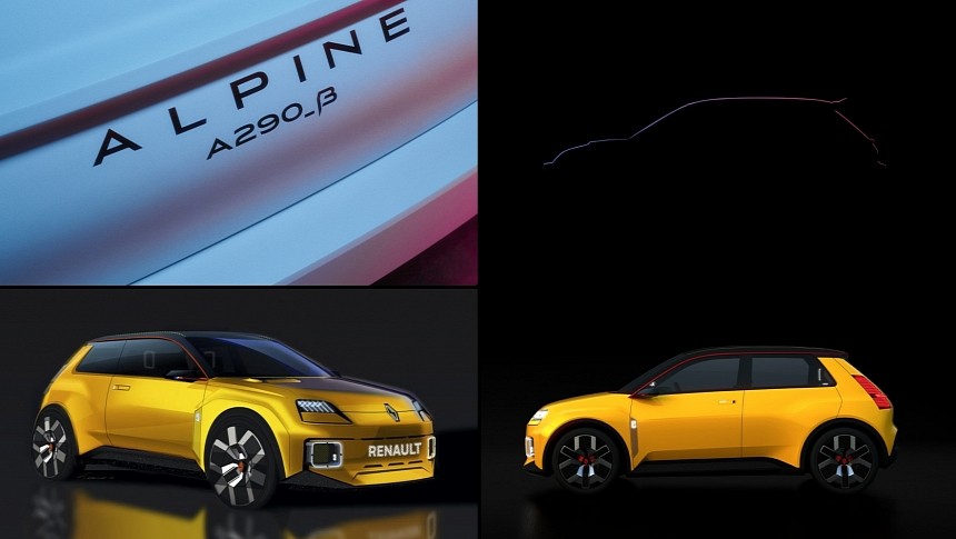 Alpine A290 Beta and Renault 5 Prototype