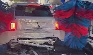 The Rolls-Royce CC: Crashed Cullinan Goes Through Carwash
