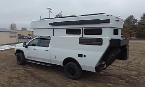 The Rossmonster Baja Is a Premium, Off-Road-Ready Truck Camper With an Actuating Roof