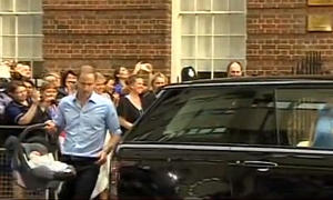 The Royal Baby Travels in a Range Rover