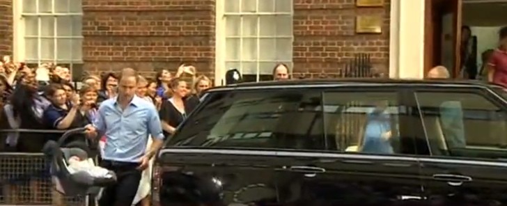 Royal Baby Travels in a Range Rover