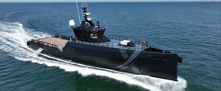 XV Patrick Blackett is the Navy's brand-new experimental vessel