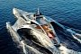The Rule-Breaking Superyacht Adastra Looks Like a Spaceship on Water