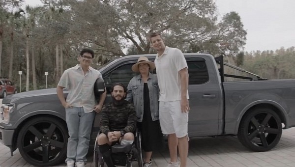 Rob Gronkowski and USAA Give Away Pickup Truck to Army Vet