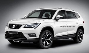 The SEAT Ateca Gets Rendered as the Skoda Kodiaq, Doesn't Look too Shabby