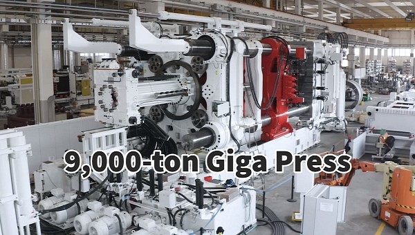 The second 9,000-ton Giga Press is heading to Giga Texas
