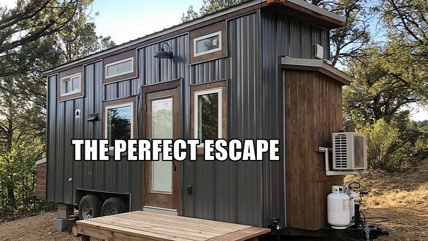 The Shakalo tiny house is the perfect escape: compact, mobile, and off-grid