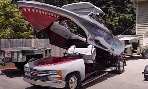 The Shark Boat Chevy Is Part Truck, Part Boat, and All Fun
