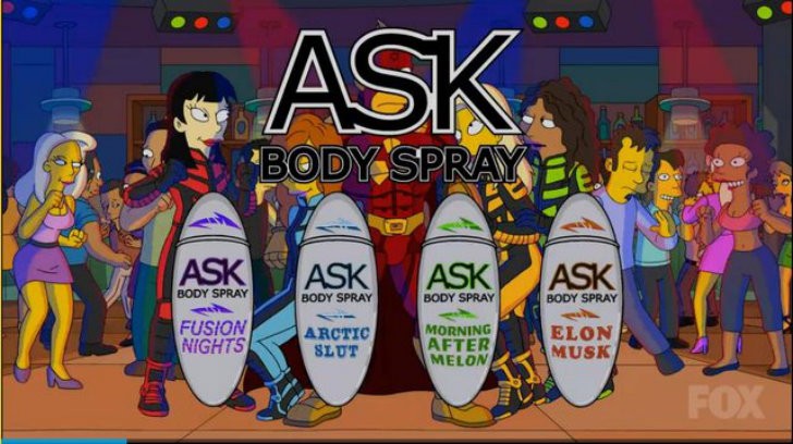 Elon Musk ASK body spray fragrance