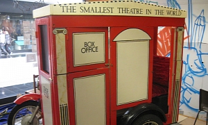 The Smallest Theatre in the World Is Housed in a Royal Enfield Sidecar