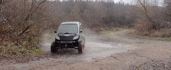 smart fortwo off-road conversion