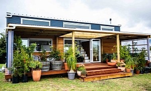 The Solace Tiny House Extends Living Space With Huge Deck, Perfect for Nature Lovers