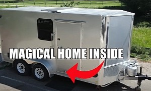 The Stealthy Stag Is a Stealth Cargo Trailer Turned Into the Most Magical Tiny Home