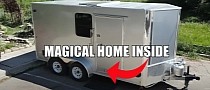 The Stealthy Stag Is a Stealth Cargo Trailer Turned Into the Most Magical Tiny Home