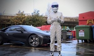 The Stig Celebrates 15 Million Facebook Fans with a BMW i8