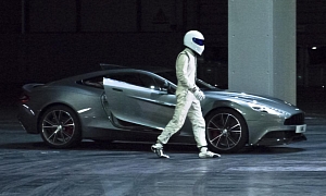 The Stig Drives the New Aston Martin Vanquish for Top Gear Live