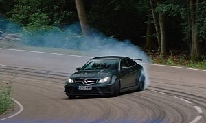 The Stig Is at It Again, This Time Drifting the Mercedes-AMG C63 Black Series