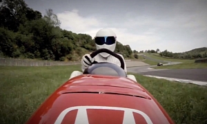 The Stig Test Drives Honda... Lawnmower