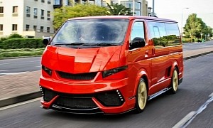 The Story of the Lambo-Inspired Toyota Minivan With a Mid-Mounted, Twin-Turbo V12