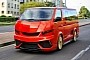The Story of the Lambo-Inspired Toyota Minivan With a Mid-Mounted, Twin-Turbo V12