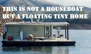 The Surf Shack Is a Beautiful Floating Tiny Home, Off-Grid and Very Affordable