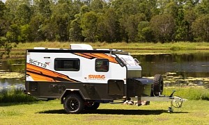 The Swag SCT13-MAX 2 Berth Is a Hybrid Trailer Camper That Makes Off-Roading Comfortable