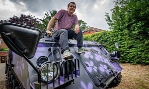 The Tank Taxi Is Just That, Eats Uber for Breakfast