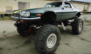 The Team of Top Gear USA Reimagines Jeremy's Excellent in a Jaguar Monster-Truck