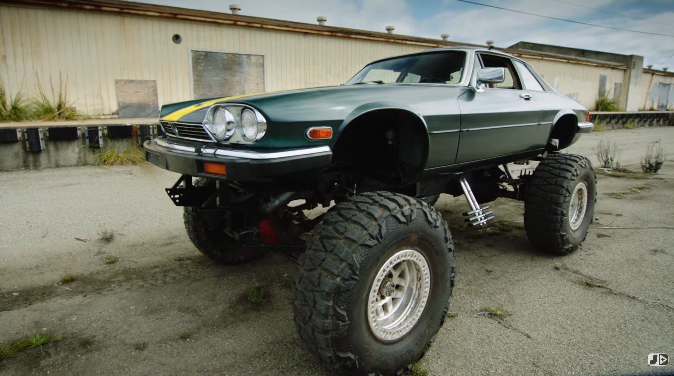 Ren og skær Materialisme tage The Team of Top Gear USA Reimagines Jeremy's Excellent in a Jaguar Monster- Truck - autoevolution