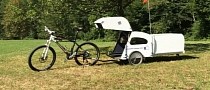 The Telescopic Bike Camper, a Box-Sized RV to Replace Bikepacking