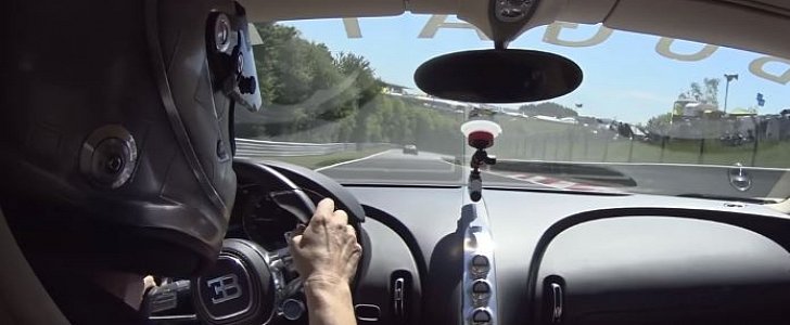 Bugatti's CEO Chases a Bentley on the Nurburgring in a Chiron