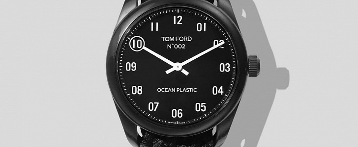 The Ocean Plastic Timepiece is made entirely from plastic waste, costs $995