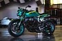 The Transformer Is a Heavily-Customized Yamaha Virago Clad in Aston Martin F1 Colors