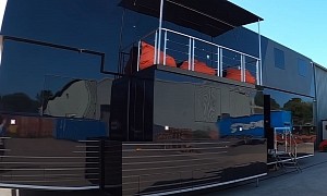The Transformer Rioja Trailer With Balcony, Jacuzzi and 3 Bedrooms Is the Ultimate RV