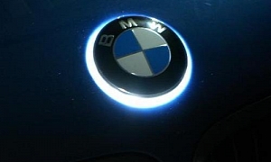 The Ultimate Aftermarket Part: White LED BMW Badge