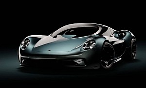 The Ultimate Porsche Supercar Gets Rendered With Jaguar XJ220 Retro Vibes