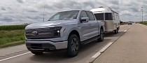 The Ultimate Towing Test Puts the Ford F-150 Lightning Against Its Hybrid Brother