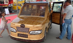 The Umut - Hand-Made EV Carved Entirely Out of Wood