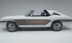 The Unique 1965 Ford Mustang Zebra Is a Furry Movie Car With a Cocktail Cabinet