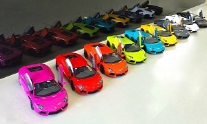 The United Colors of the Lamborghini Aventador