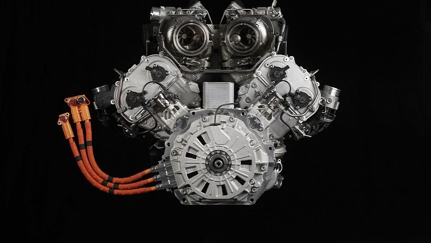 Lamborghini's newly developed V8 engine