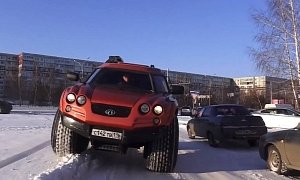 The Viking 29031 Is an Amphibious Monster Truck from Russia <span>· Video</span>