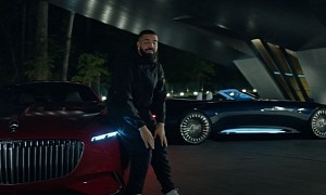 The Vision Mercedes-Maybach 6 Cabriolet Is the Real Star of Drake’s New Video