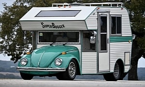 The Volkswagen Beetle "Super Bugger" Is a Quirky Miniature Camper Full of Character