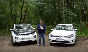 The Volkswagen e-Golf and BMW i3 REx Are Two Completely Different German EVs