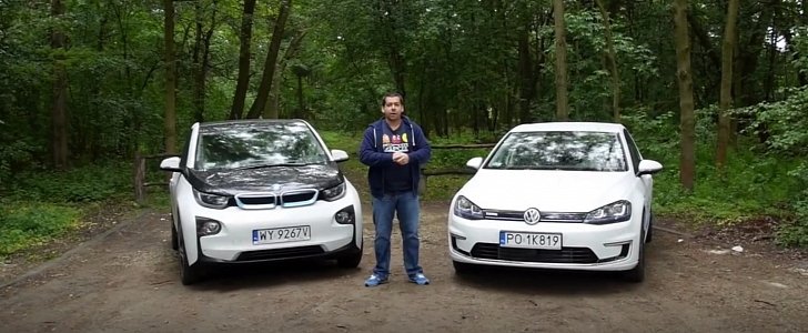 Volkswagen e-Golf vs. BMW i3 REx